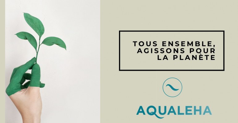 Main verte arbre qui pousse, tous ensemble agisson pour la planète